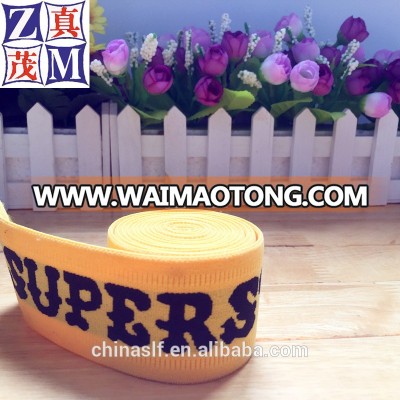 Factory price fashion jacquard custom nylon underwear elastic waist band