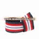 Cheap custom polyester webbing strap band jacquard elastic webbing