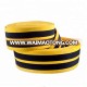 Custom black & white nylon spandex jacquard elastic